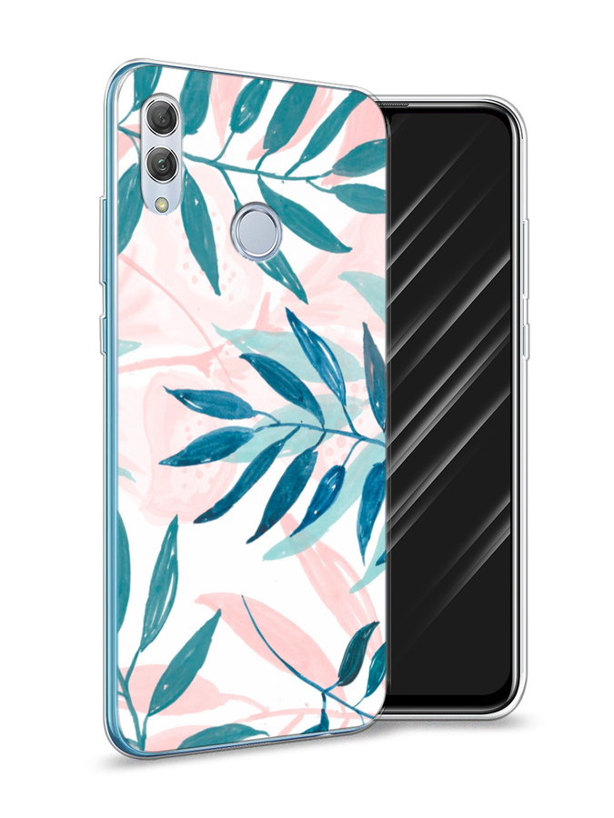 

Чехол Awog на Honor 10 Lite "Акварельные веточки", Синий;зеленый;розовый, 67550-7