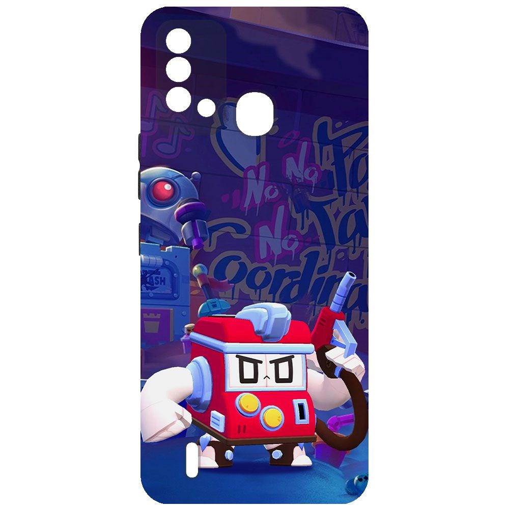

Чехол-накладка Krutoff Софт Кейс Brawl Stars - V8-БИТ для ITEL Vision 2S черный