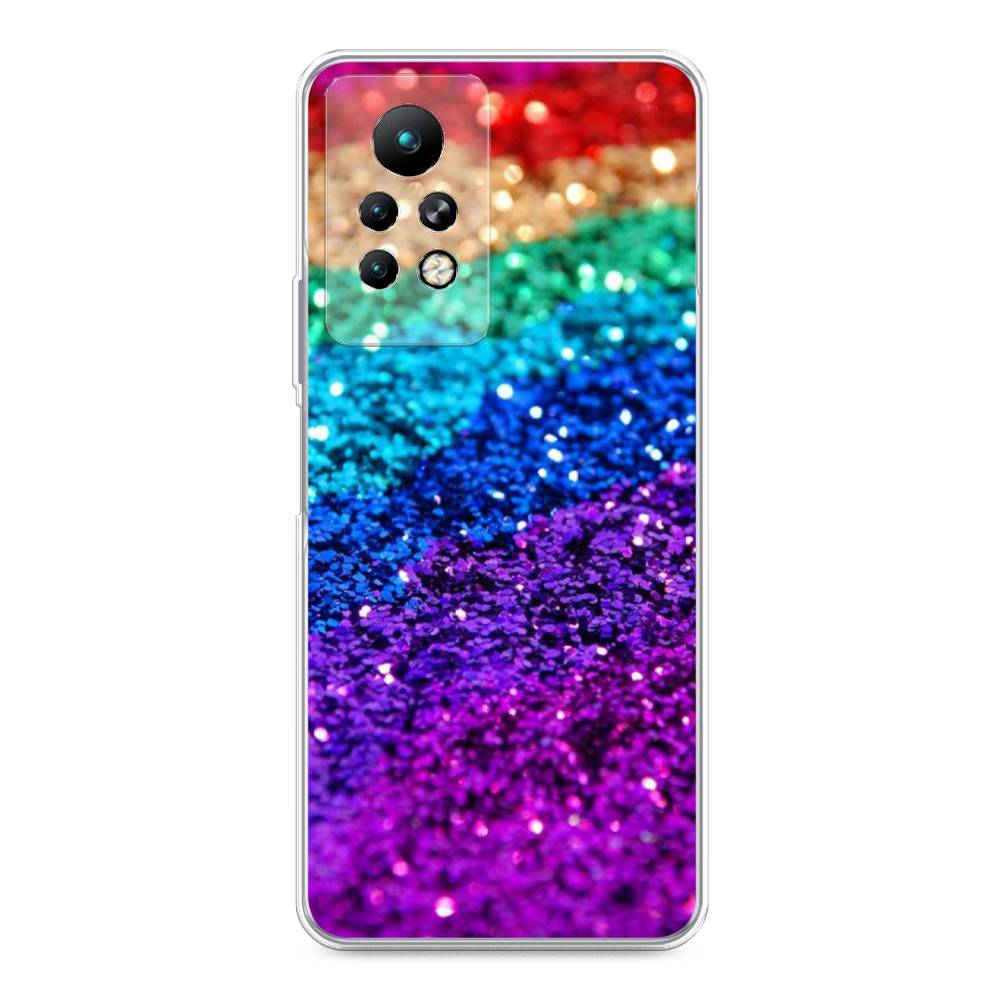 

Чехол Awog "Блестящая радуга рисунок" для Infinix Note 11 Pro, 3100550-3