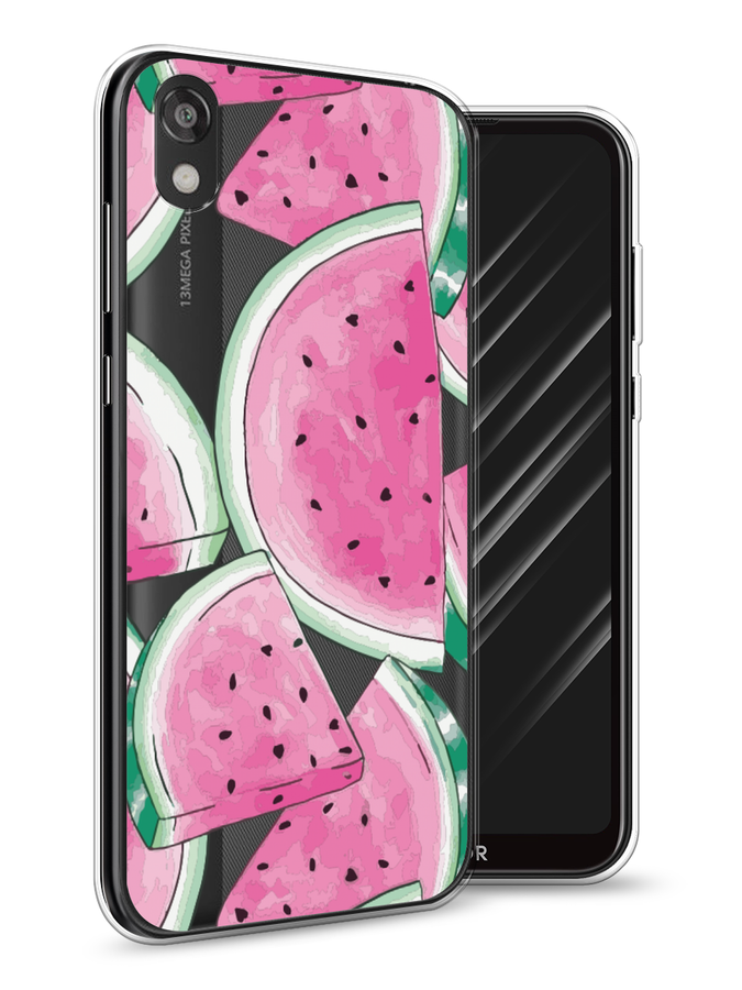 

Чехол Awog на Huawei Y5 2019 "Акварельные арбузы", Зеленый;белый;розовый, 69050-10