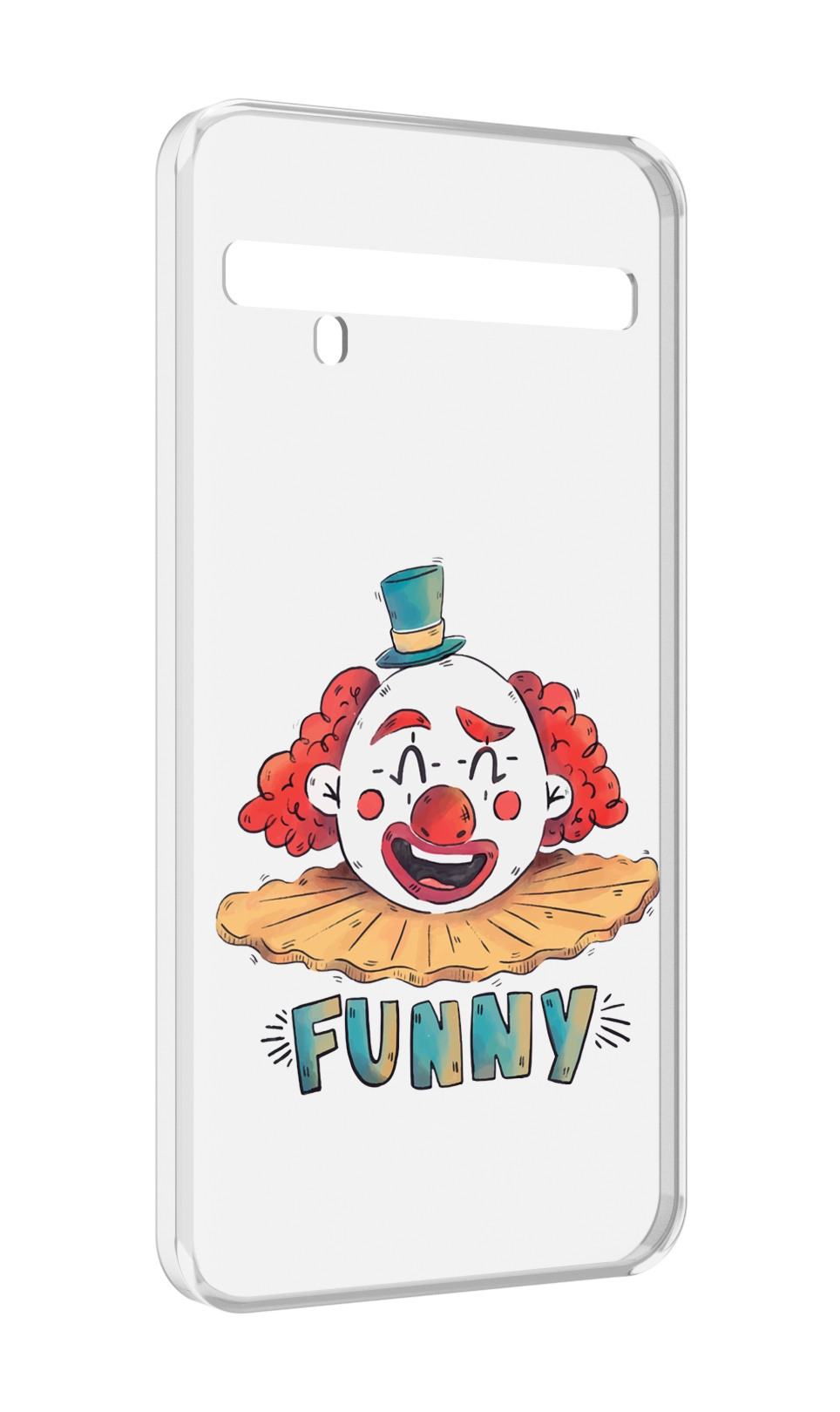 

Чехол MyPads клоун-смешной для TCL 10 Pro / TCL 10 + Plus, Прозрачный, Tocco