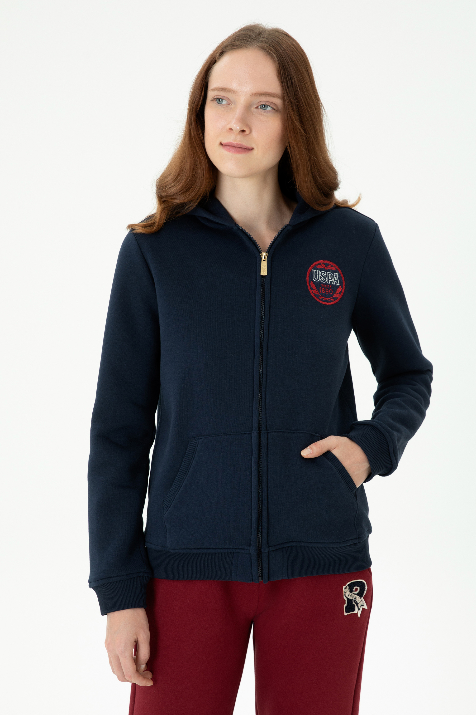 

Толстовка женская U.S. POLO Assn. G082GL0820GAD-SK023 синяя M, Синий, G082GL0820GAD-SK023