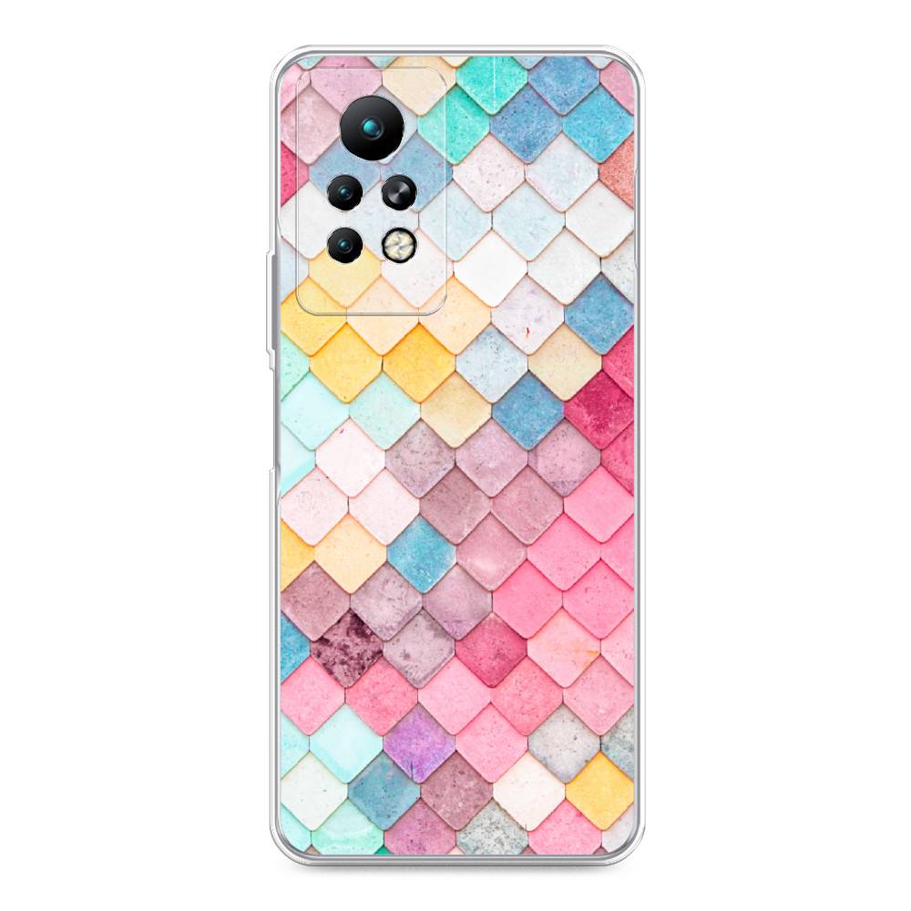 

Чехол Awog на Infinix Note 11 Pro "Нежные ромбики", Разноцветный, 3100550-4