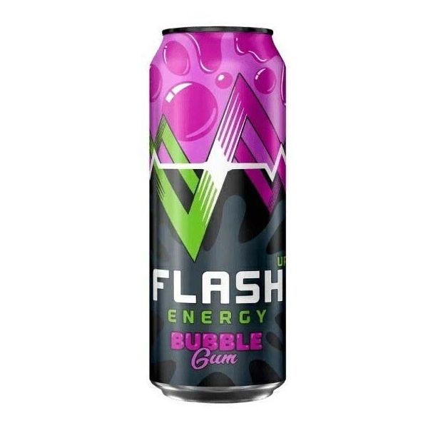 Энергетический напиток Flash Up Energy Bubble gum газированный 450 мл