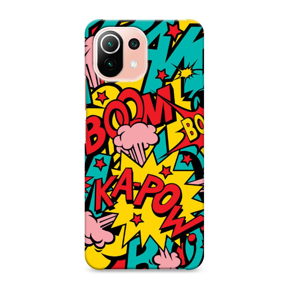 

Пластиковый чехол "Постер pop art" на Xiaomi Mi 11 Lite, 310220-7