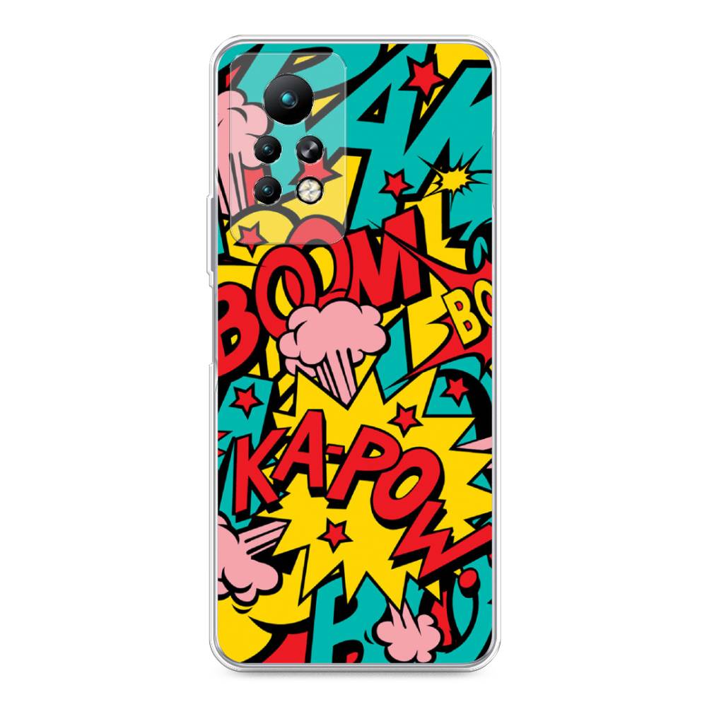 

Чехол Awog на Infinix Note 11 Pro "Постер pop art", Разноцветный, 3100550-9