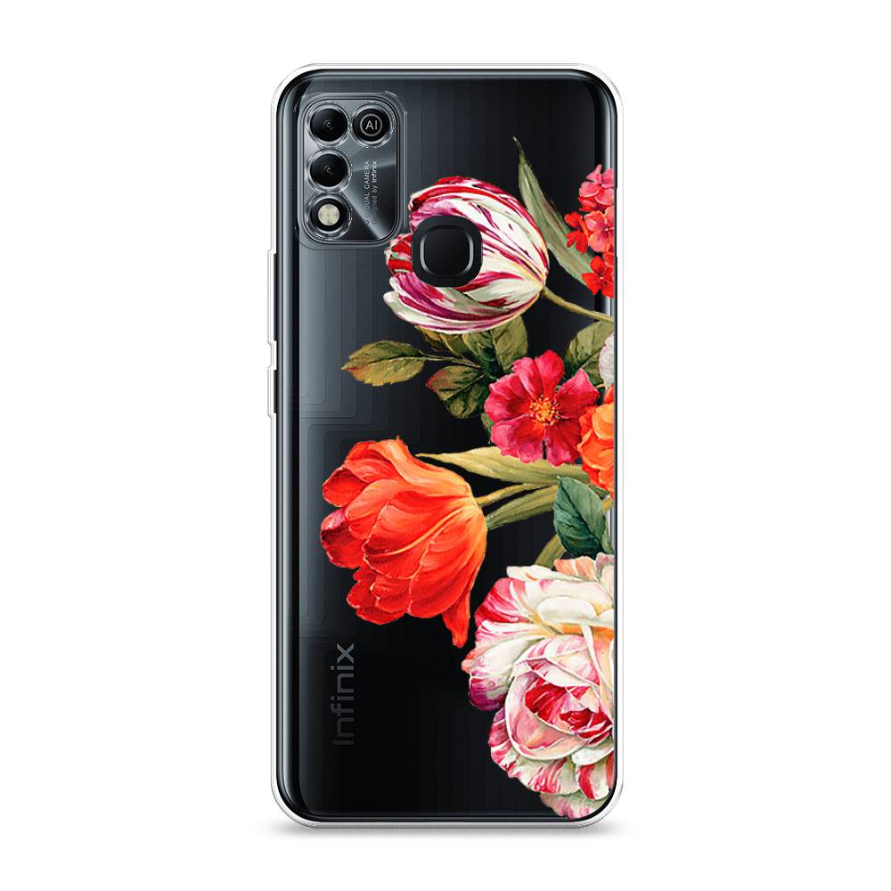 

Чехол Awog на Infinix HOT 11 Play "Весенний букет", Разноцветный, 3100850-8