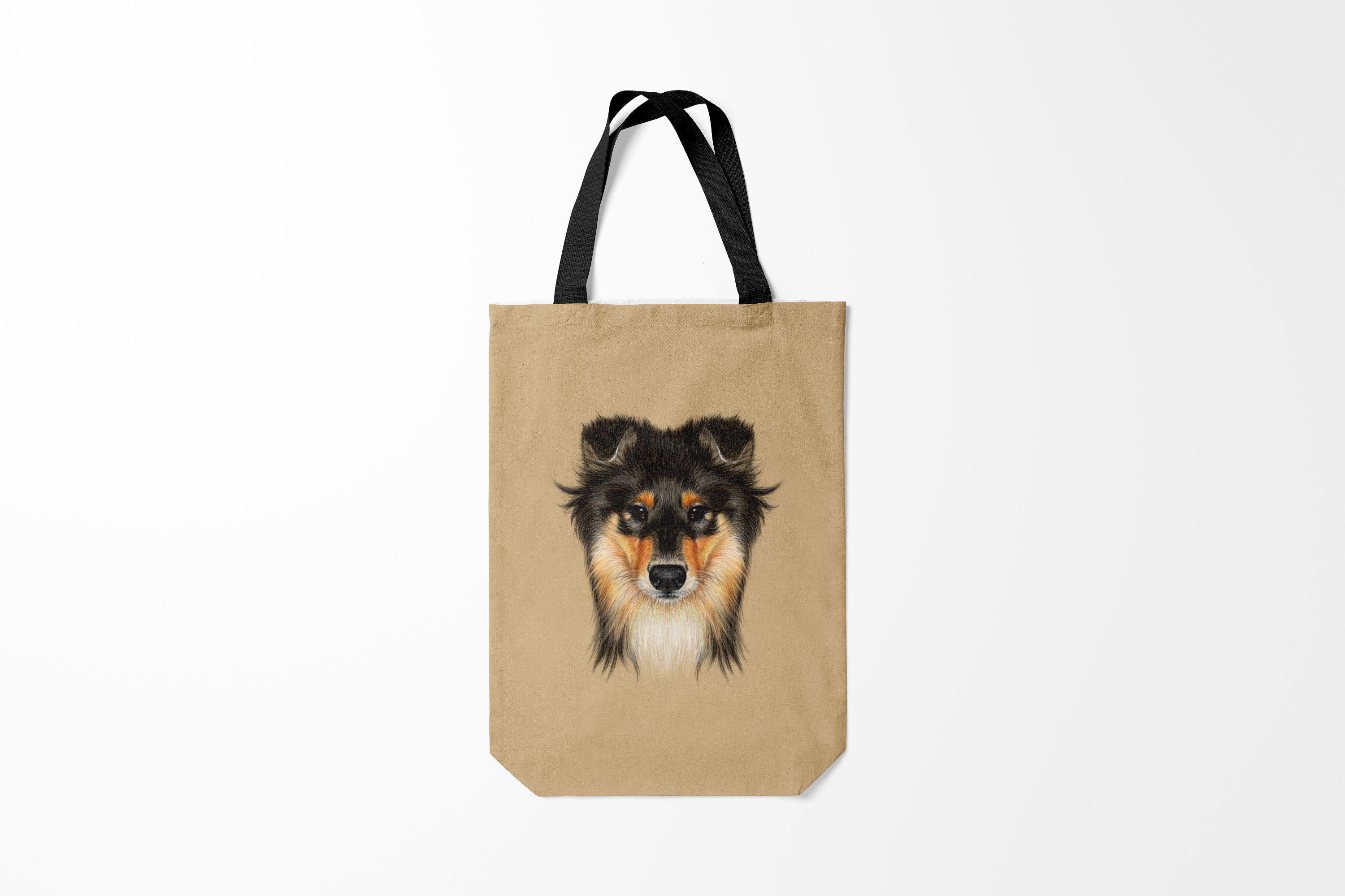 

Сумка шoппер унисекс Burnettie Шелти Sheltie, коричневый, Шелти Sheltie