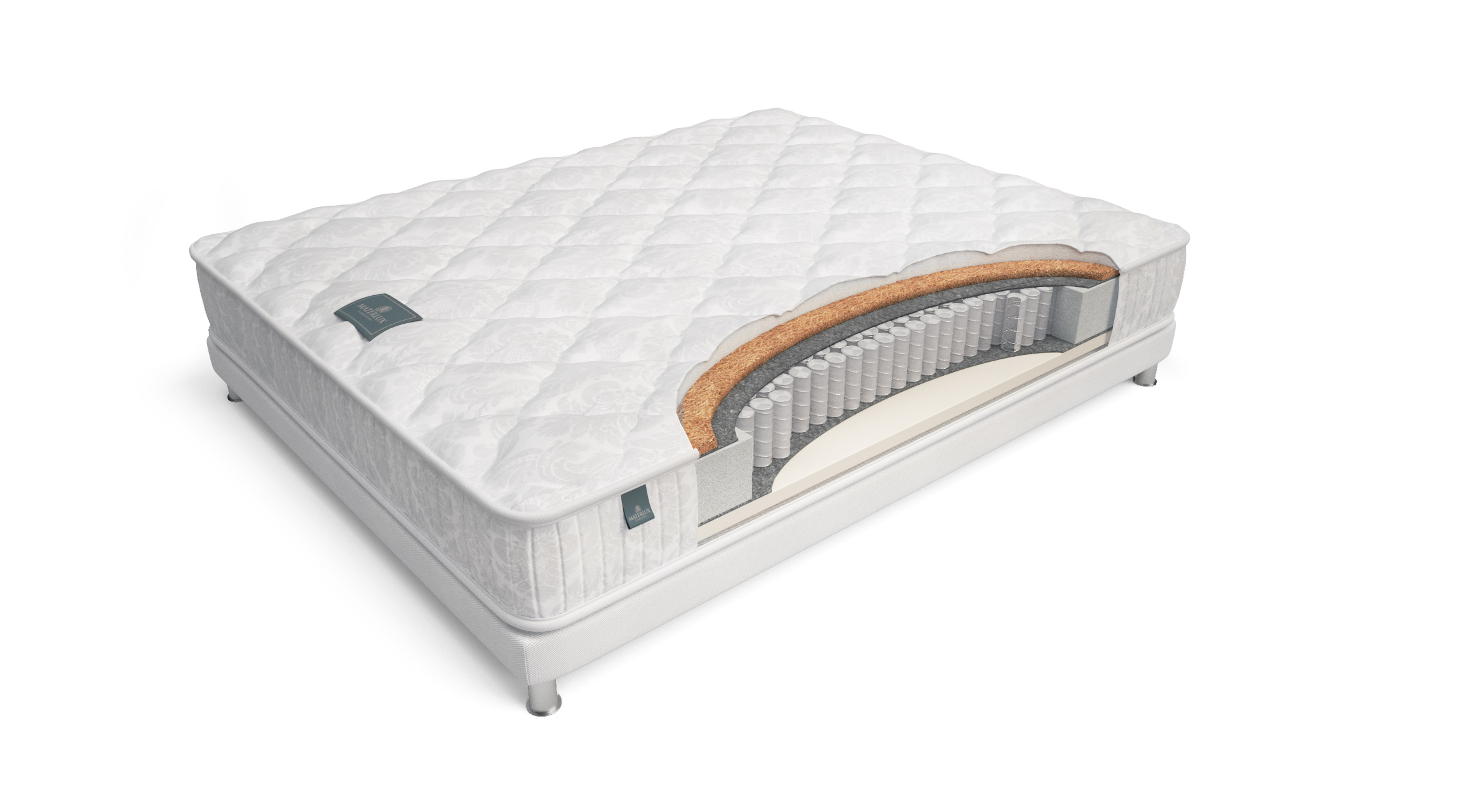 

Матрас Materlux Forli 200х200, Белый, Forli