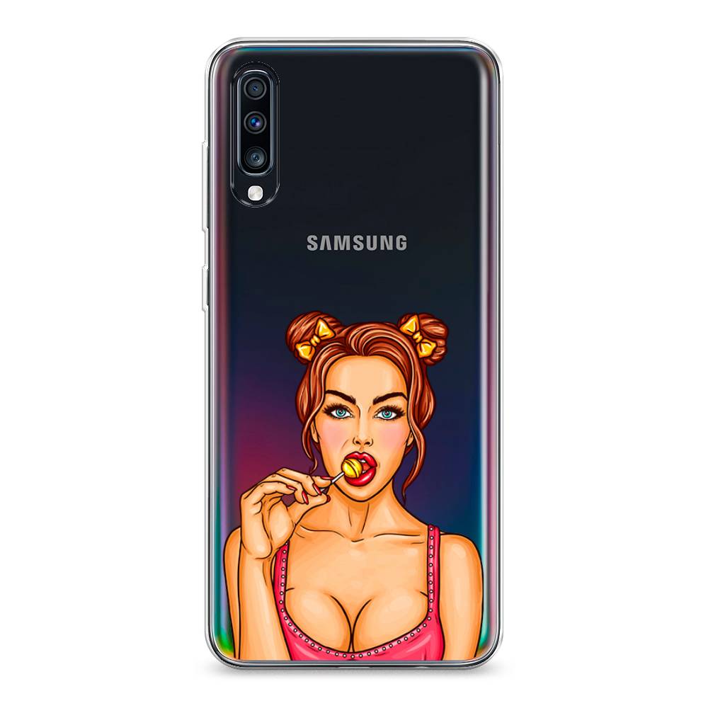 

Чехол Awog на Samsung Galaxy A70 "Вкусный леденец", Разноцветный