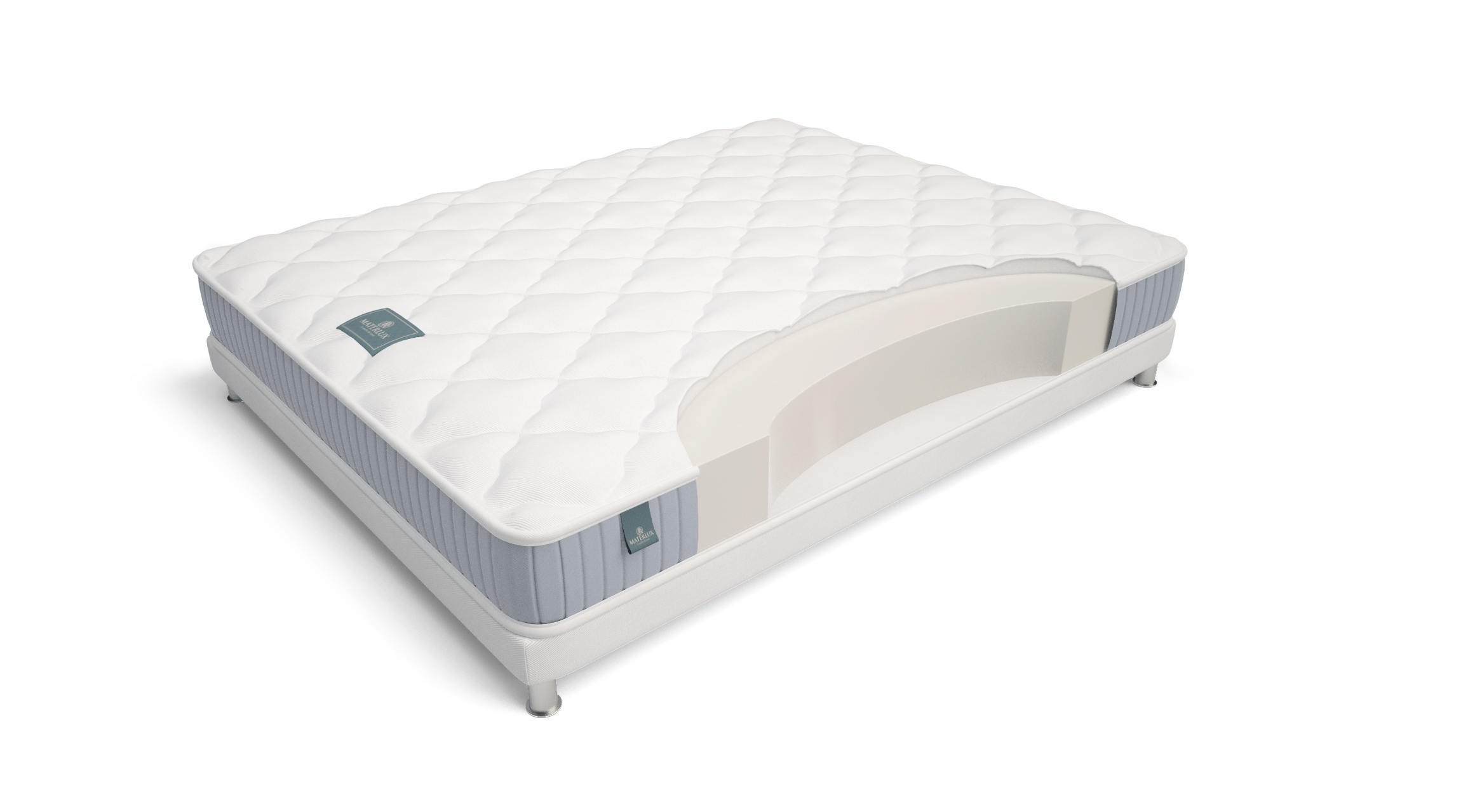 

Матрас Materlux Flora 140х195, Белый, Flora