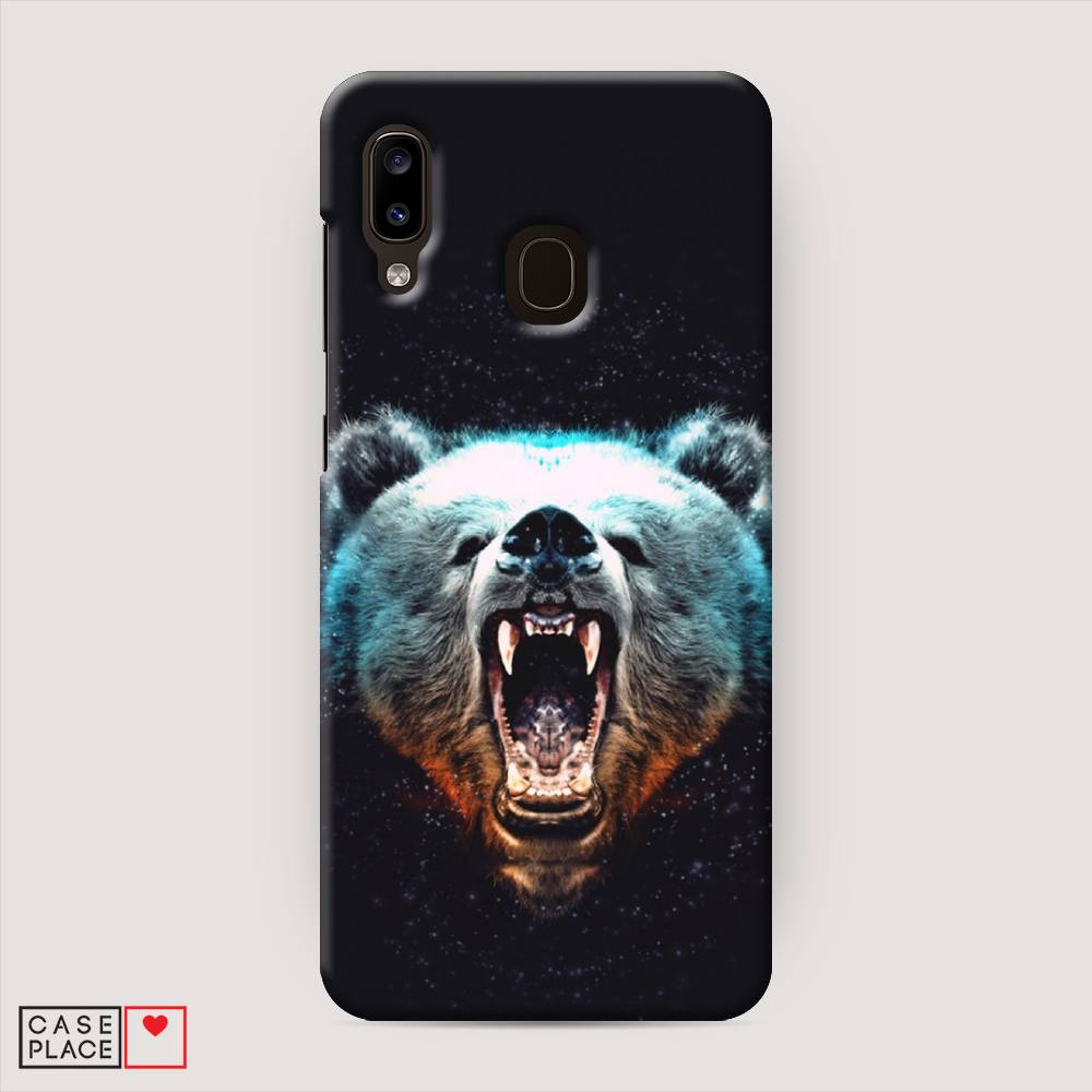

Пластиковый чехол "Медведь" на Samsung Galaxy A20, 27620-1