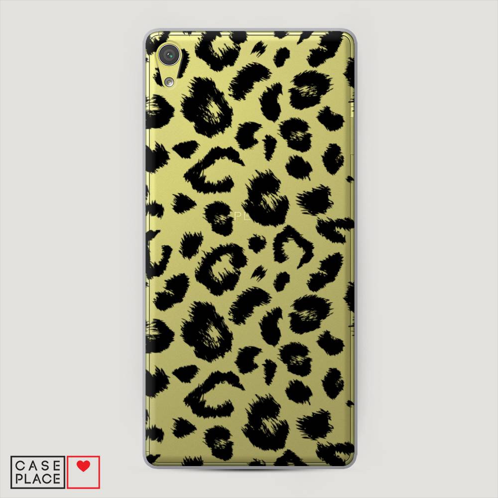 

Пластиковый чехол "Окрас леопарда фон" на Sony Xperia XA Ultra