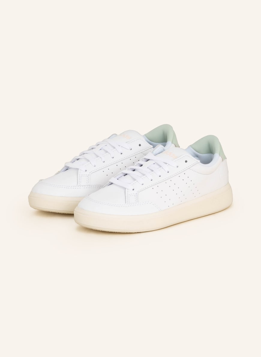 

Кроссовки женские Adidas 1001298352 белые 37 RU (доставка из-за рубежа), 1001298352
