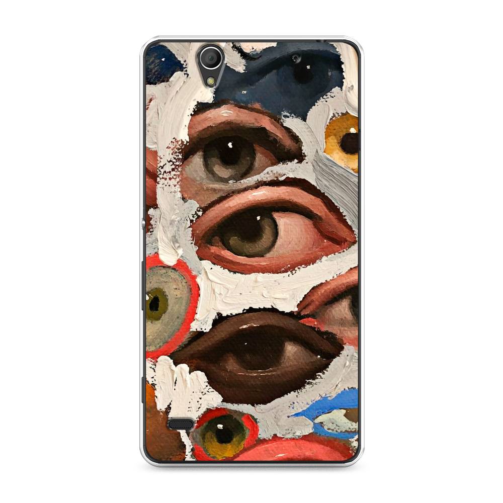 

Чехол Awog на Sony Xperia C4 "Глаза масляная живопись", Разноцветный, 52650-7