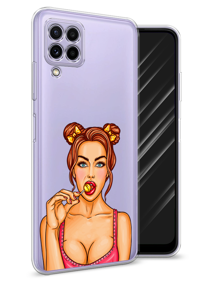 

Чехол Awog на Samsung Galaxy A22 / Самсунг A22 "Вкусный леденец", Разноцветный, 2103150-7