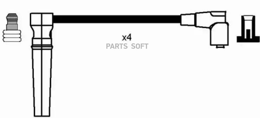 

Провода в/в chevrolet aveo/rezzo/daewoo nexia 1.4-1.6 dohc NGK 8276
