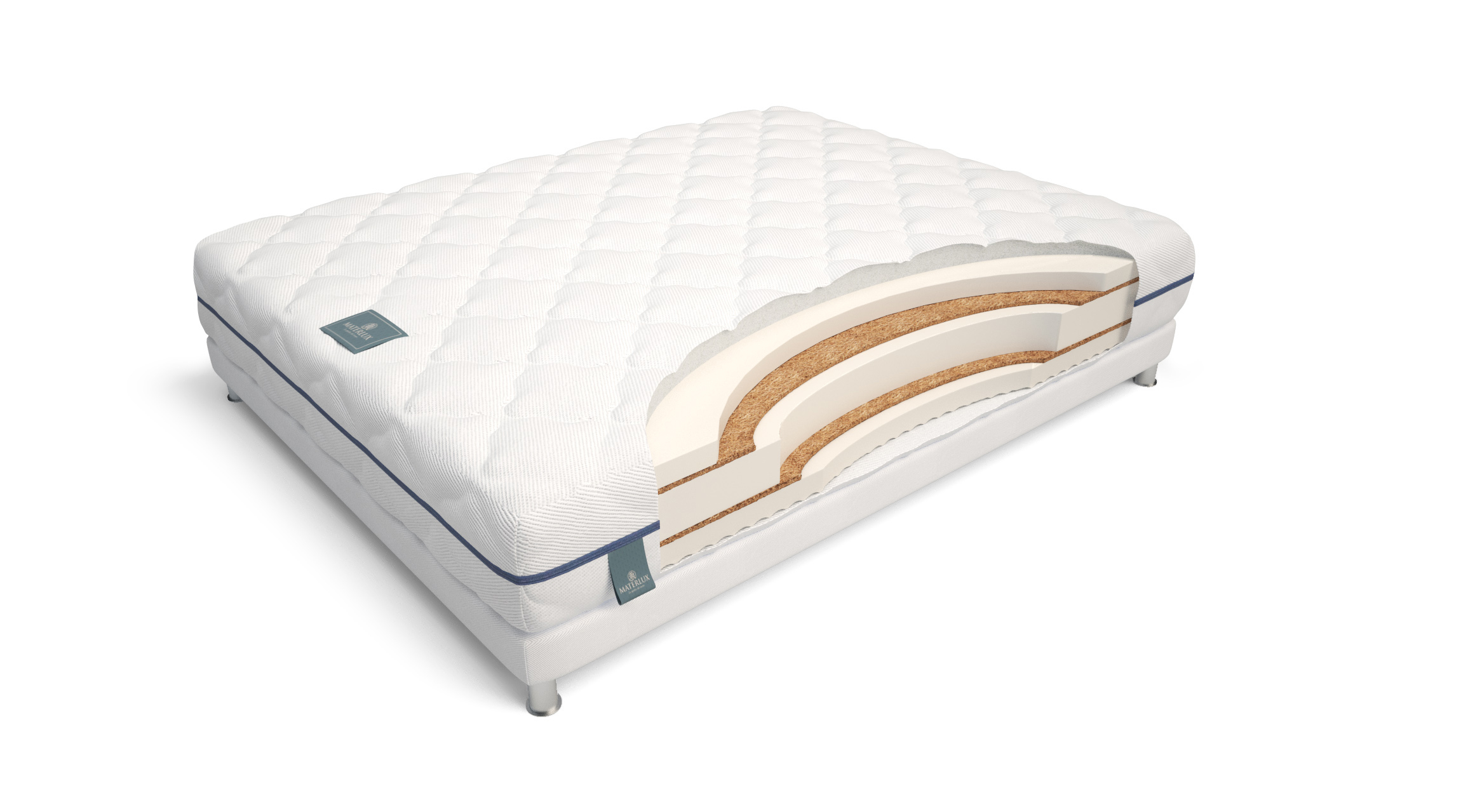 

Матрас Materlux Enna 180х190, Белый, Enna