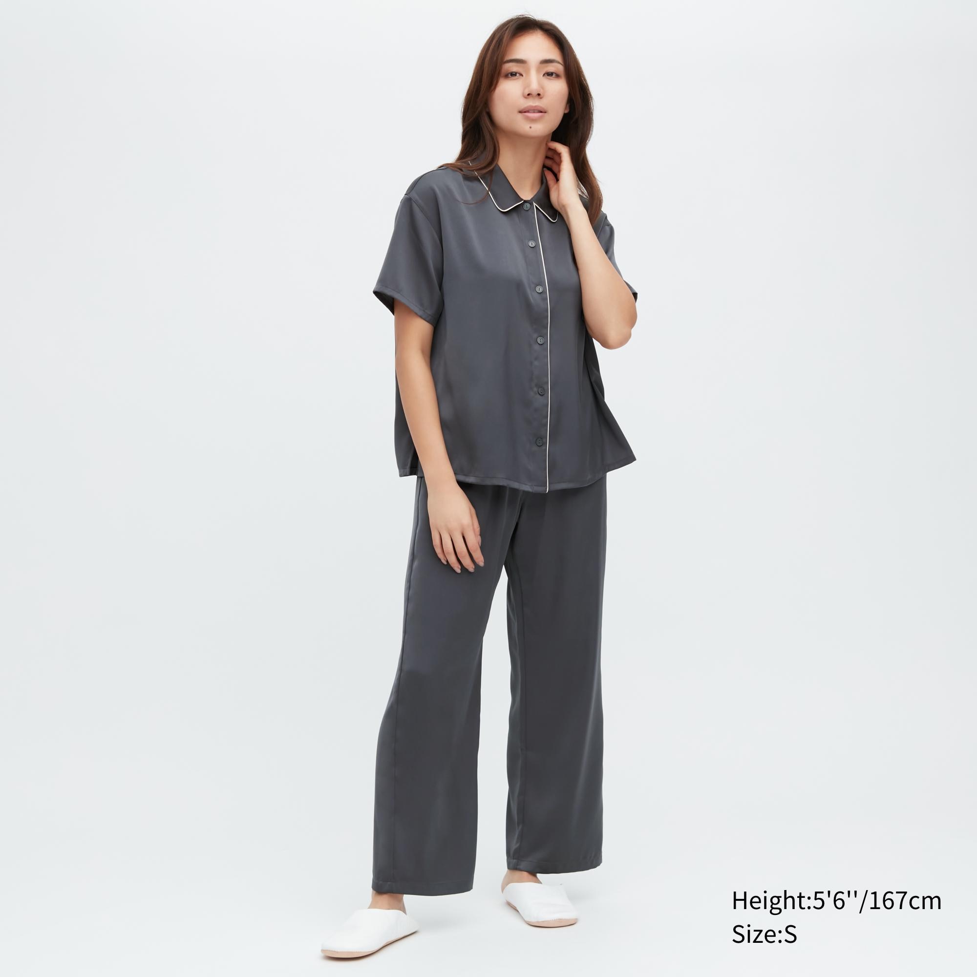 

Пижама женская UNIQLO 456458COL07 серая XL (доставка из-за рубежа), Серый, 456458COL07