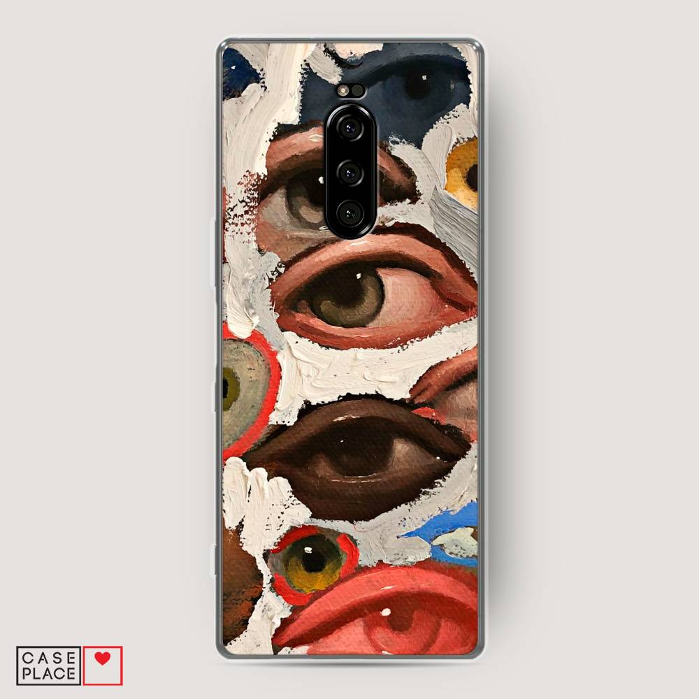 

Чехол Awog на Sony Xperia 1/XZ4 "Глаза масляная живопись", Разноцветный, 54250-7
