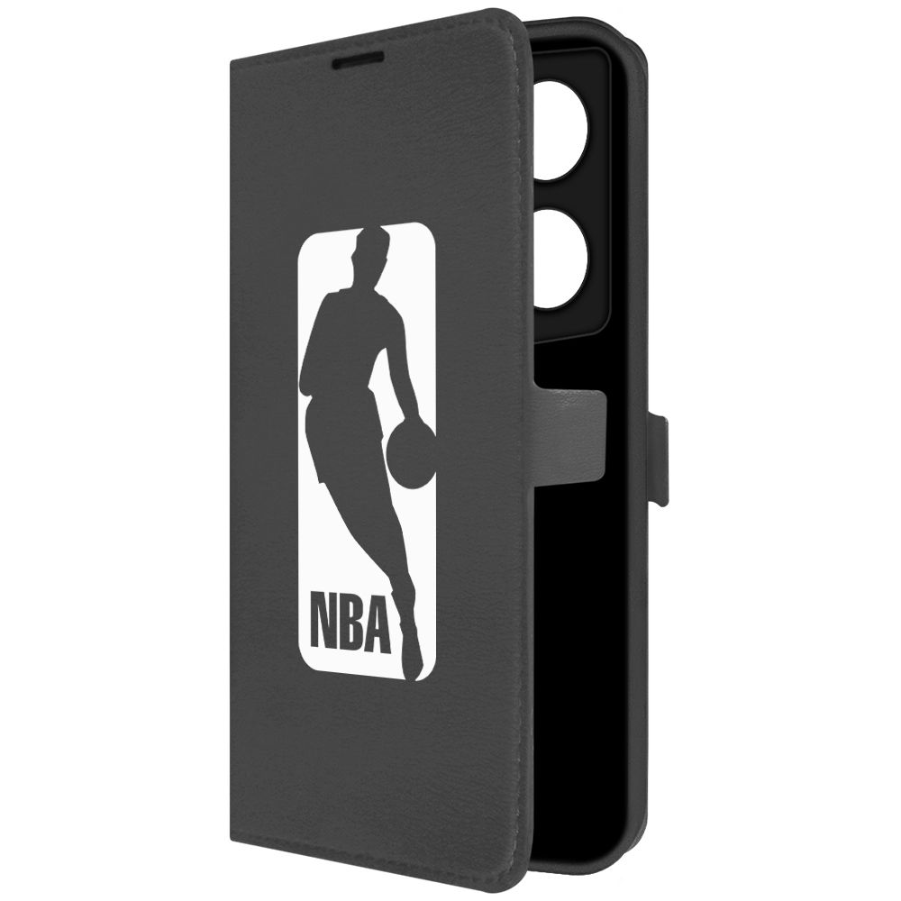 

Чехол-книжка Krutoff Eco Book для Tecno Camon 20 Premier NBA черный