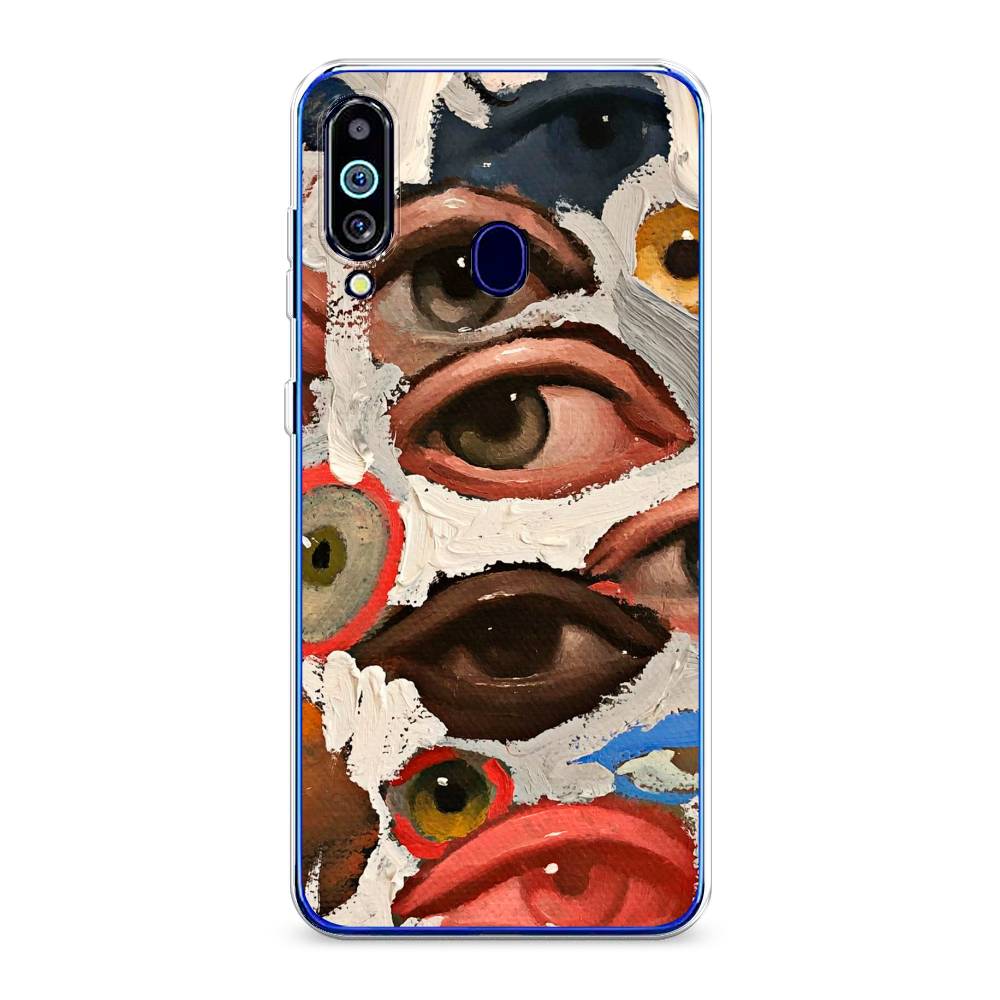 

Чехол Awog на Samsung Galaxy M40/A60 "Глаза масляная живопись", Разноцветный, 28750-7