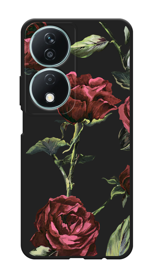 

Чехол Awog на Honor X7B "Бордовые розы фон", Бордовый, 6123352-1