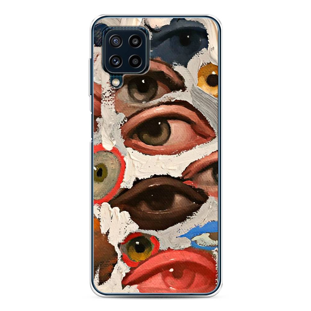 

Чехол Awog на Samsung Galaxy M32 / Самсунг M32 "Глаза масляная живопись", Разноцветный, 2103550-7