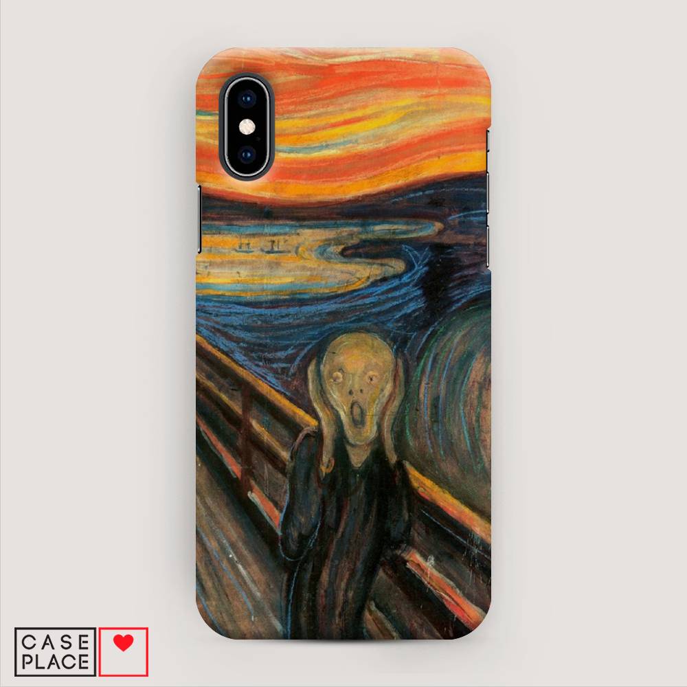 

Пластиковый чехол "Крик" на Apple iPhone X (10), 11020-7