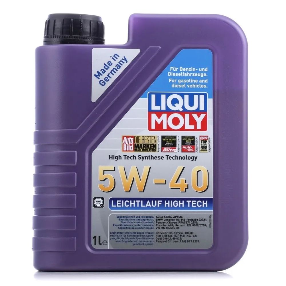 

Моторное масло LIQUI MOLY Leichtlauf High Tech 5W40 20л