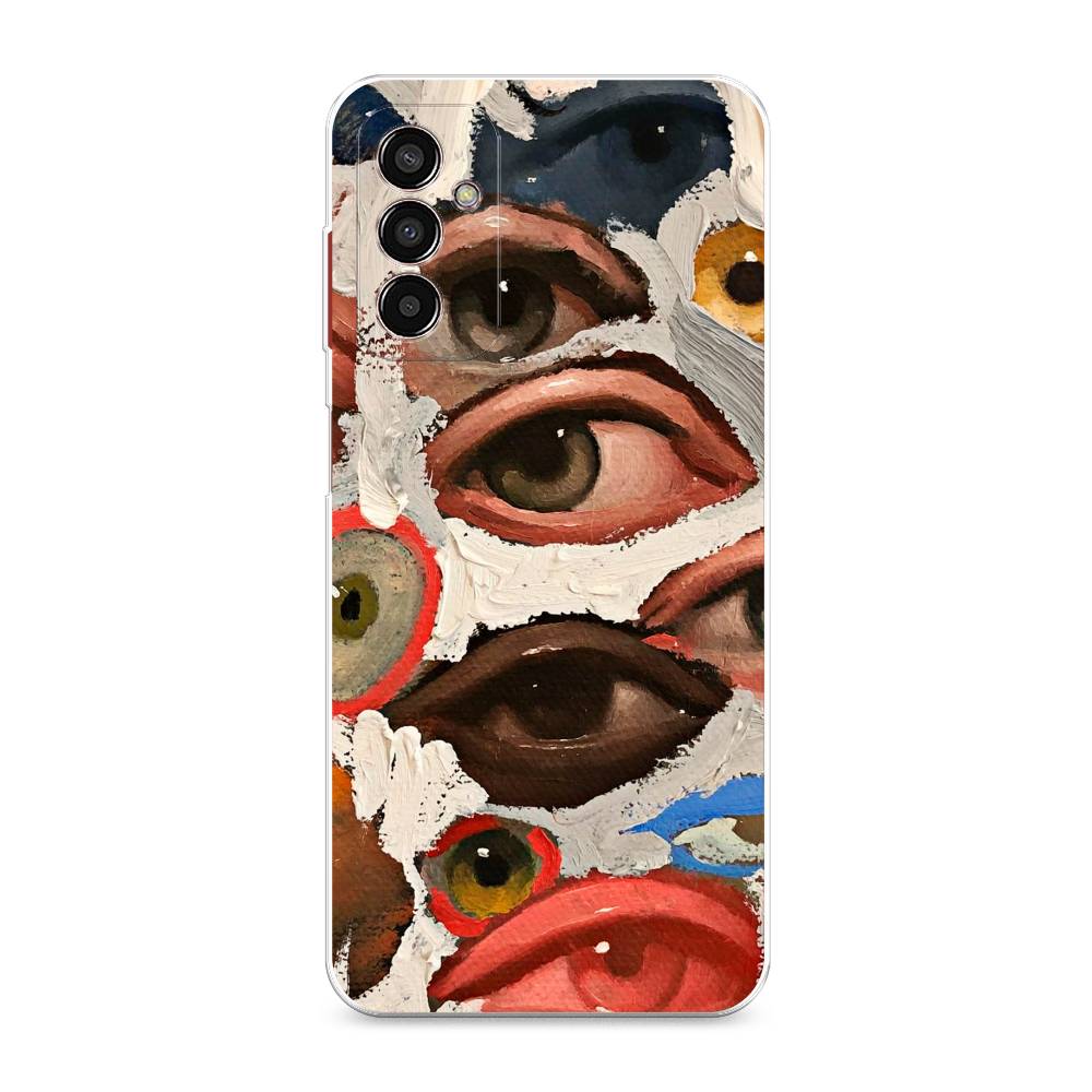 

Чехол Awog на Samsung Galaxy M13 / Самсунг M13 "Глаза масляная живопись", Разноцветный, 2106850-7