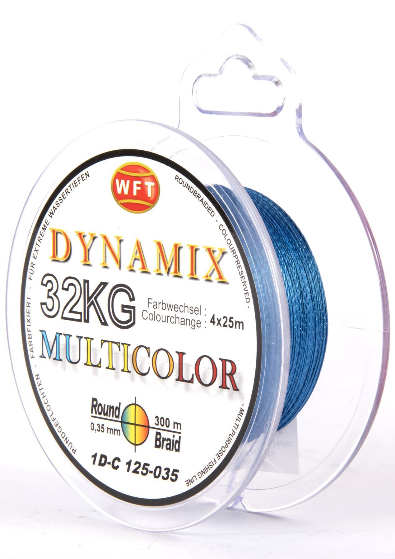 Рыболовная леска WFT KG Round Dynamix 300 м, 0.35 мм Multicolor