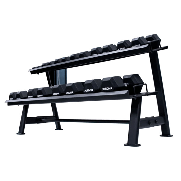 

Стойка для гексагональных гантелей 2-х ярусная Fitnessport DR-21 на 10 пар гантелей