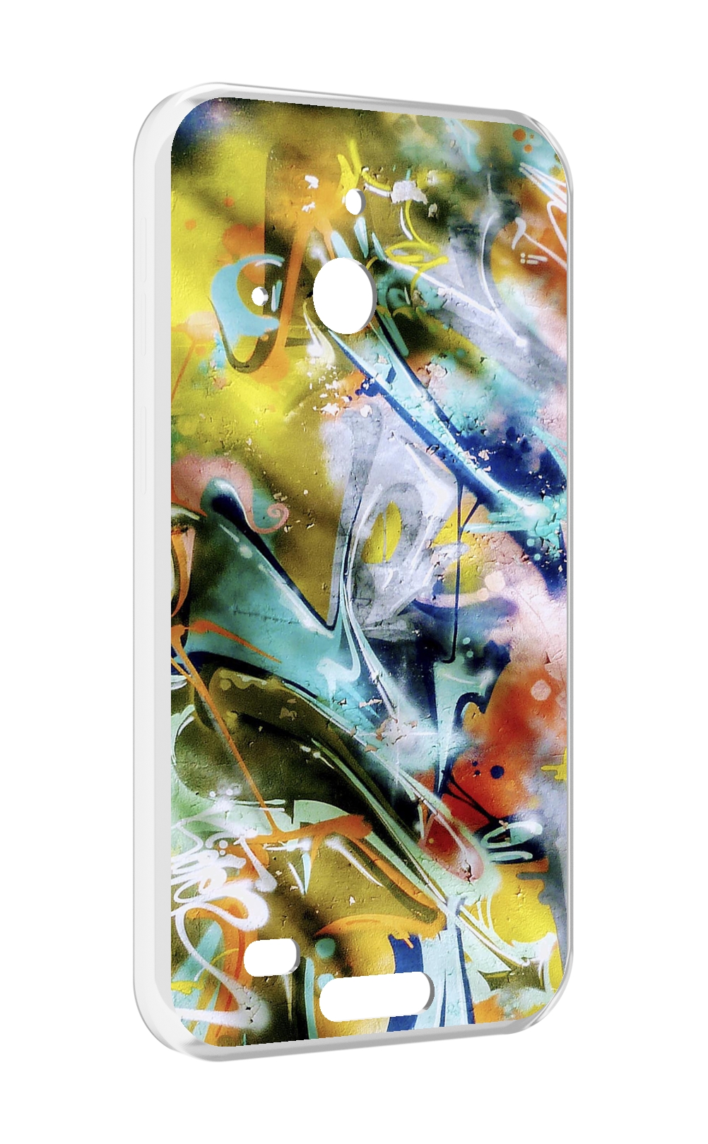 Чехол MyPads граффити-хаос для Oukitel WP20 / WP20 Pro