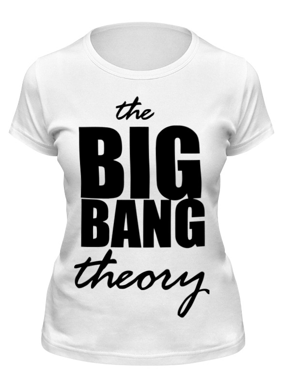 фото Футболка женская printio the big bang theory белая m