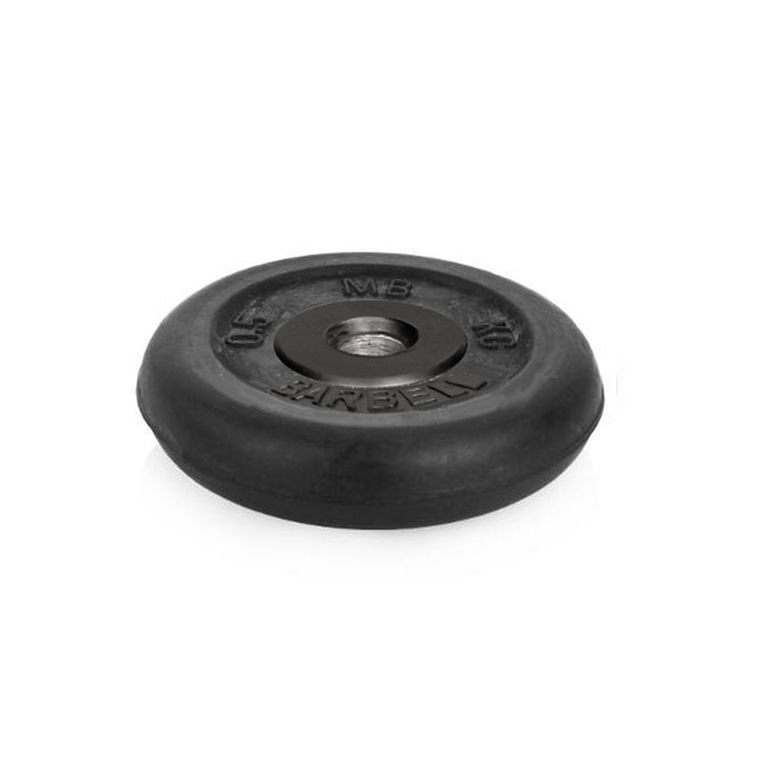 

Диск для штанги MB Barbell Стандарт 0,5 кг, 31 мм черный, Стандарт