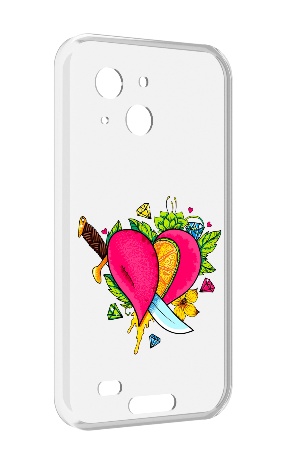 

Чехол MyPads Фруктовое сердце для Oukitel WP20 / WP20 Pro, Прозрачный, Tocco