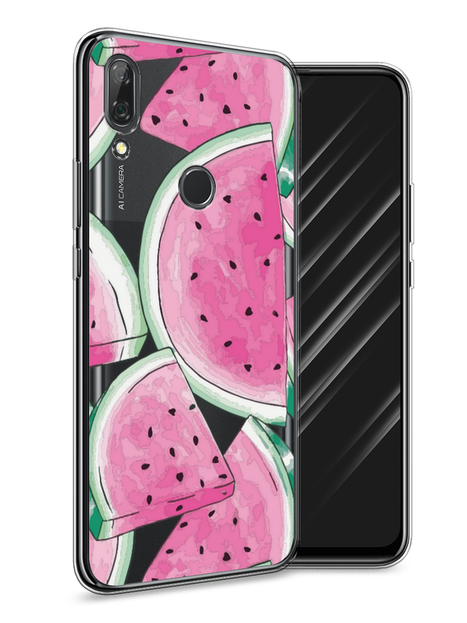 

Чехол Awog на Huawei P Smart Z "Акварельные арбузы", Зеленый;белый;розовый, 69450-10