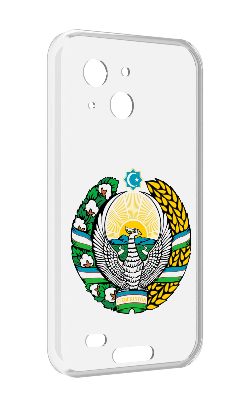 

Чехол MyPads герб-узбекистана для Oukitel WP20 / WP20 Pro, Прозрачный, Tocco