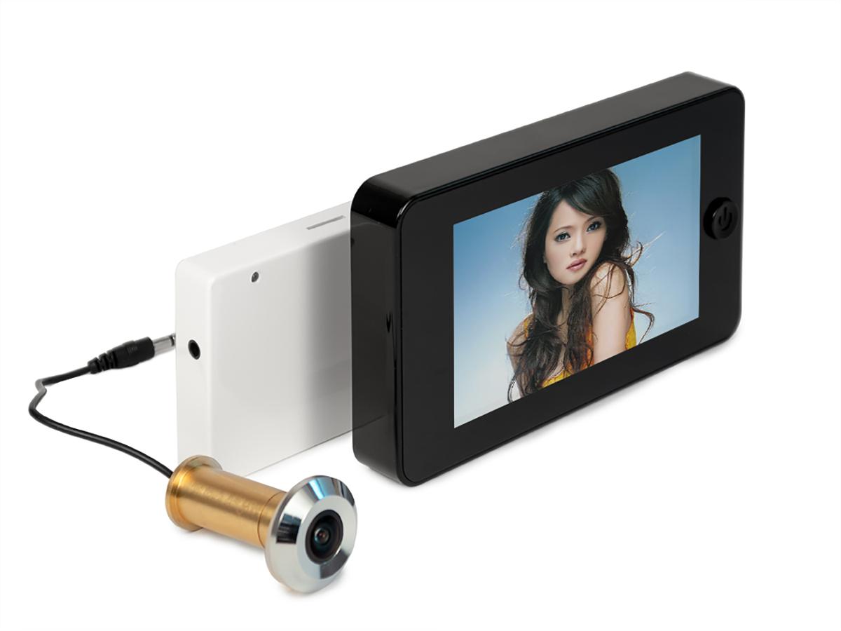 Дверной  видеоглазок с датчиком iHome GLAZ-М-Black 160921281