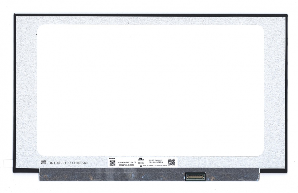 

Матрица OEM для ноутбука N156HGA-EA3 без креплений (100176384V), совместимая с p/n: N156HGA-EA3 без креплений