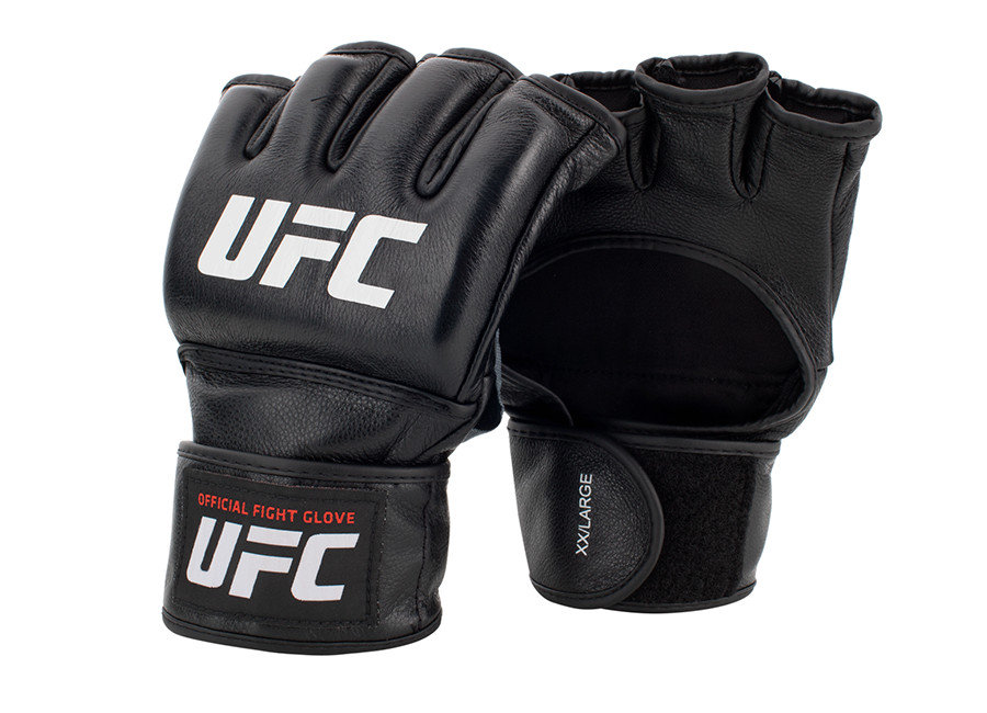 Официальные перчатки UFC для соревнований M/XXL Черные