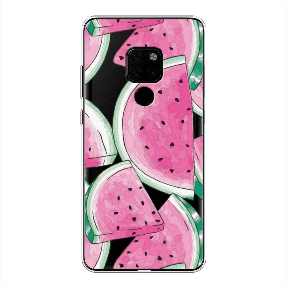 

Чехол Awog на Huawei Mate 20 "Акварельные арбузы", Зеленый;белый;розовый, 66850-10