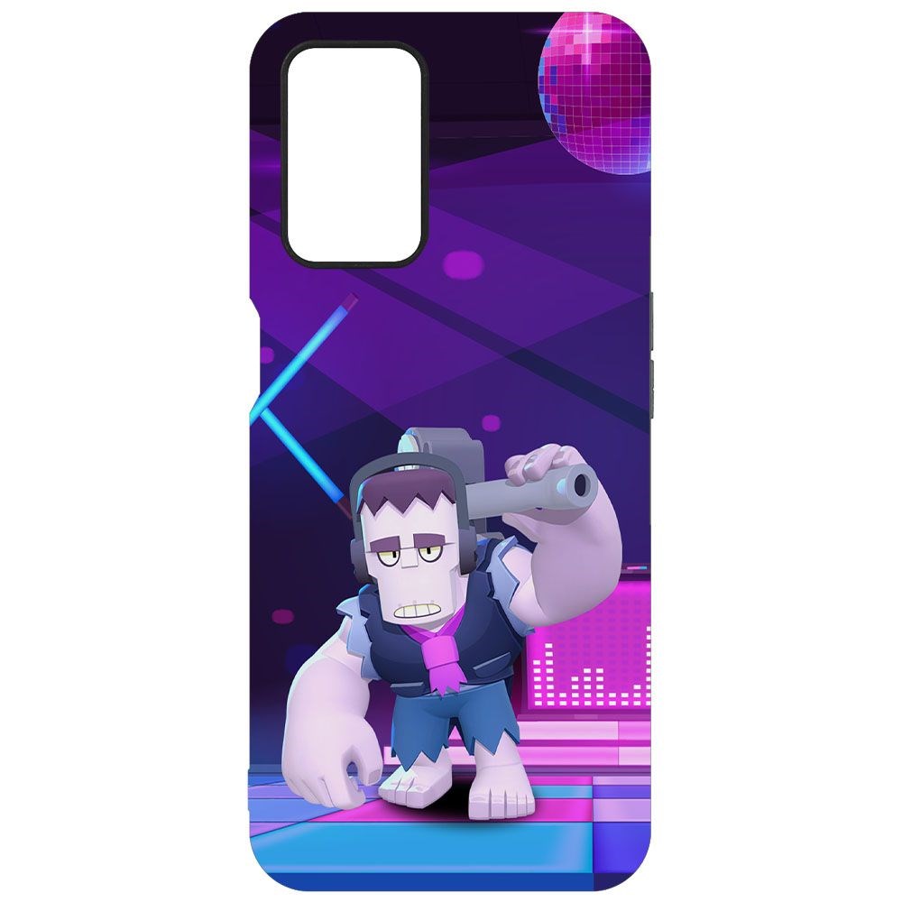 

Чехол-накладка Krutoff Софт Кейс Brawl Stars - Фрэнк для Oppo A54 черный