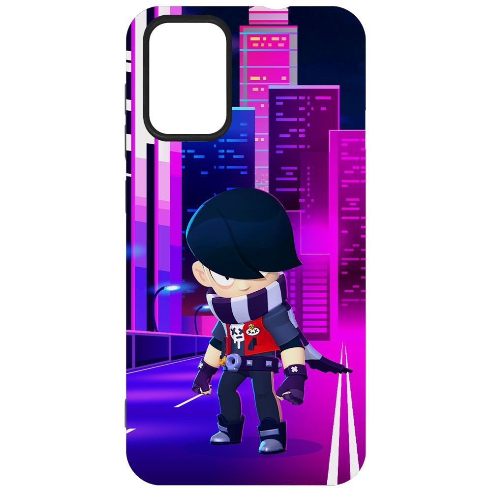 

Чехол-накладка Krutoff Софт Кейс Brawl Stars - Эдгар для ZTE Blade L9 черный