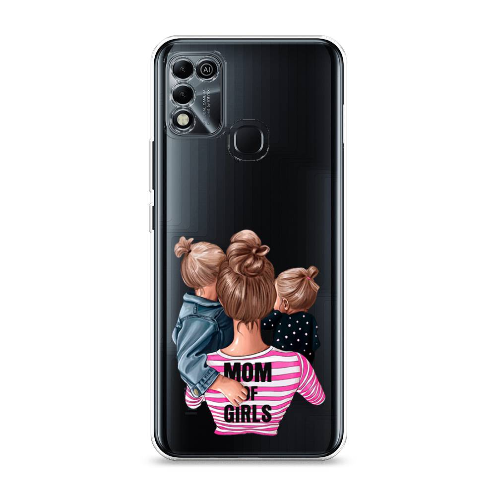 

Чехол Awog на Infinix HOT 11 Play "Mom of Girls", Разноцветный, 3100850-6