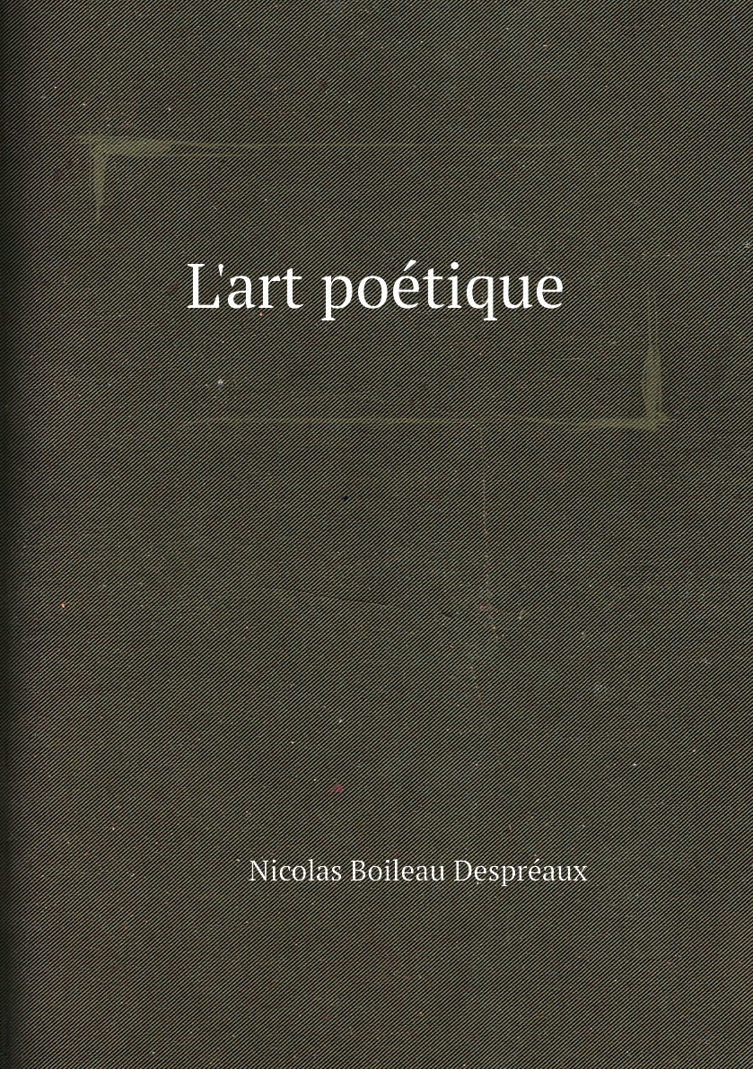 

L'art poetique