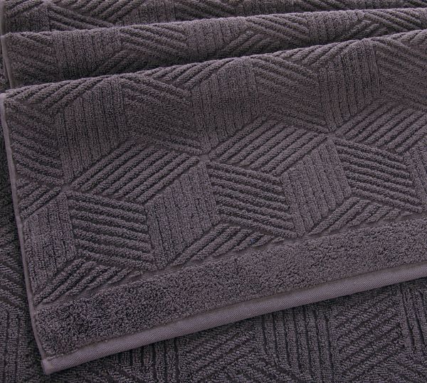 фото Полотенце махровое уэльс серый шато 50х90 плотность 500 г/м2 баркас