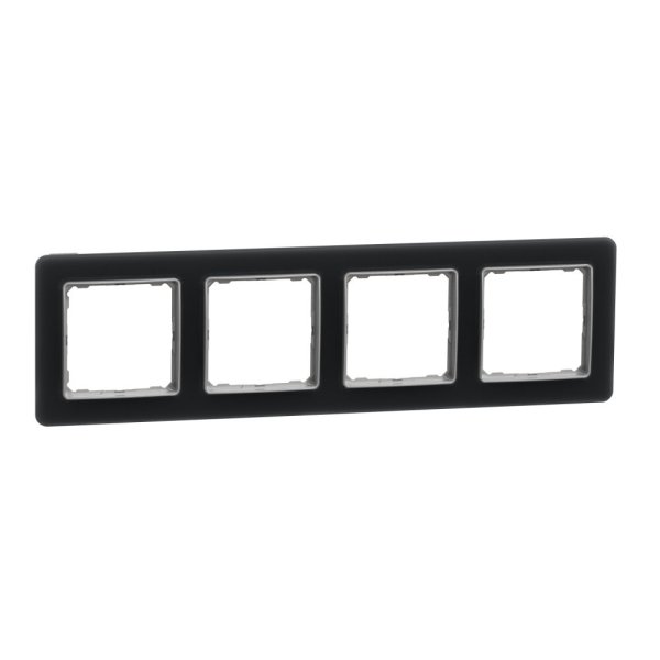 

Рамка 4-постовая Schneider Electric универсальная Sedna Design, дымчатое стекло SDD362804, Серый, SDD362804