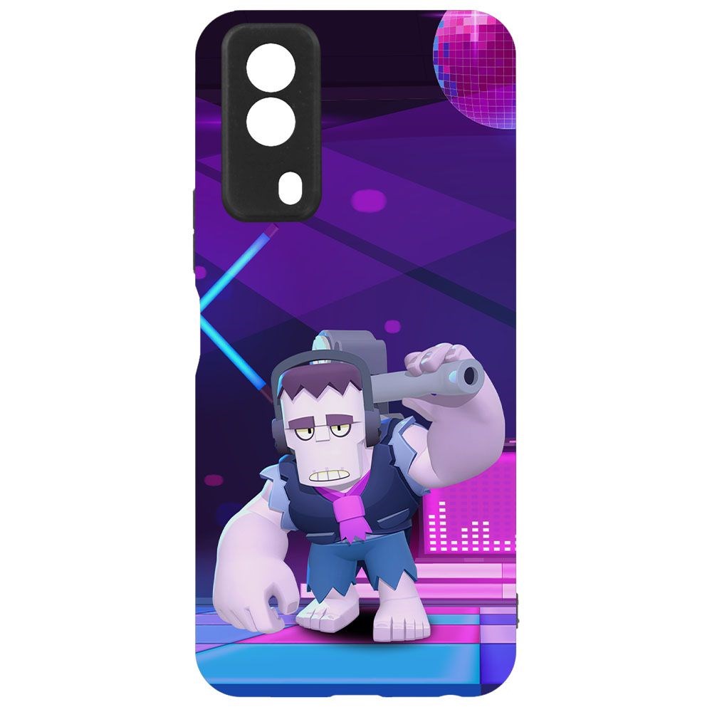 

Чехол-накладка Krutoff Софт Кейс Brawl Stars - Фрэнк для Vivo Y53s черный